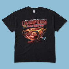2004 New England Patriots Championship T-Shirt Large 