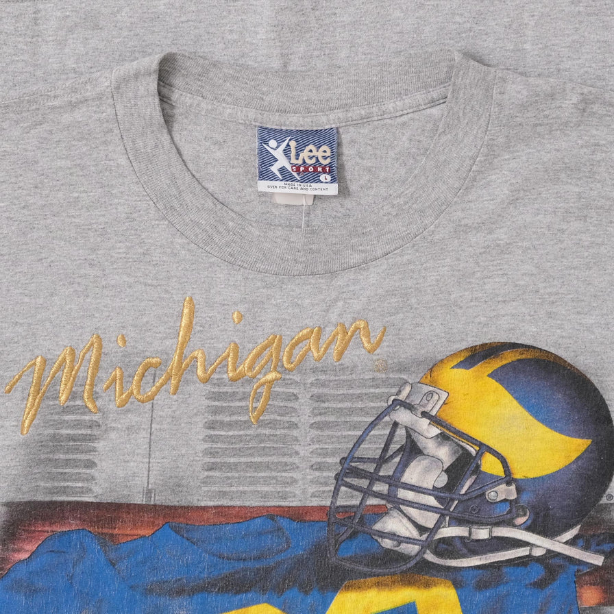 Vintage Michigan Wolverines T-Shirt Large 