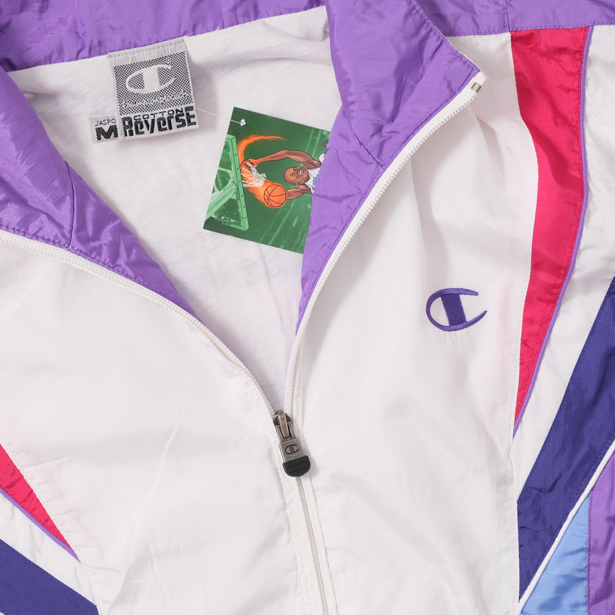 Vintage Women's Champion Track Jacket Small 