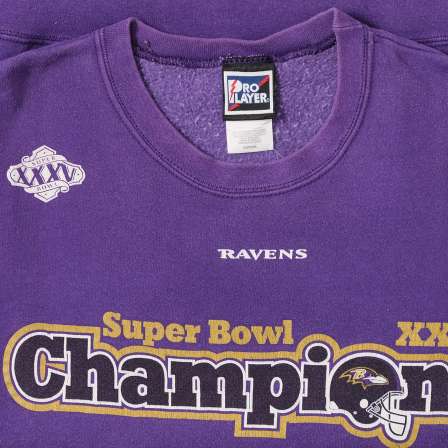 2001 Pro Player Baltimore Ravens Sweater Large 