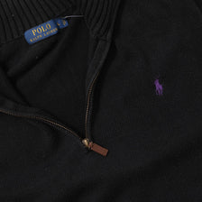 Polo Ralph Lauren Q-Zip Knit Sweater Medium 