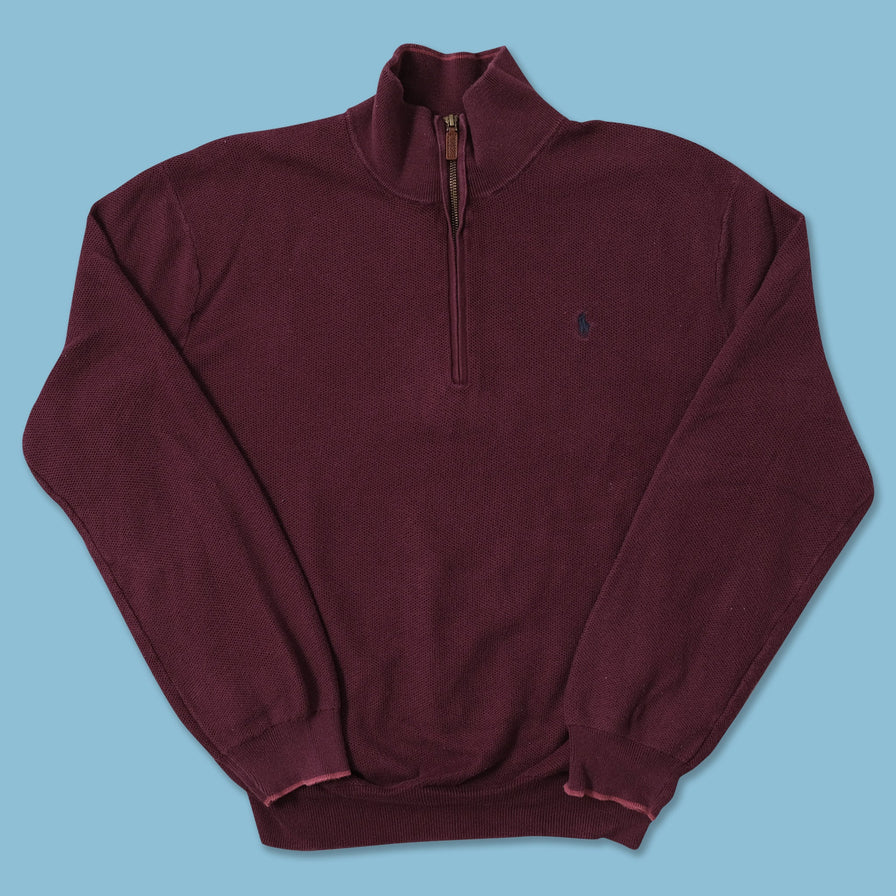 Polo Ralph Lauren Q-Zip Knit Sweater Large 