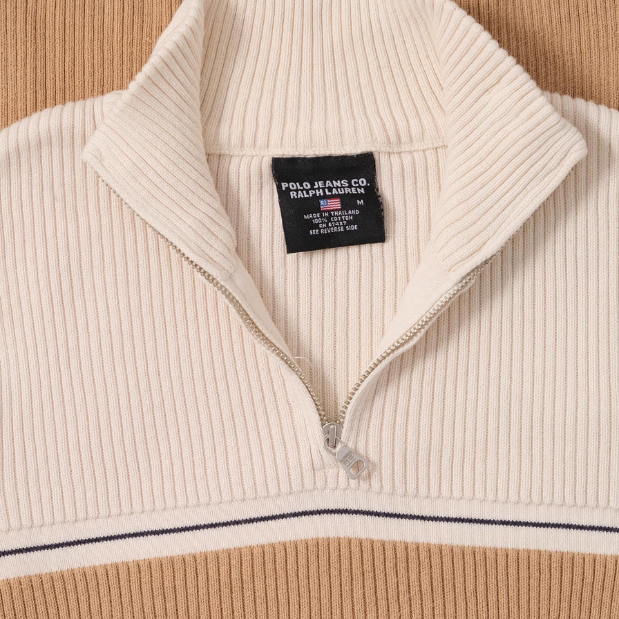 Women's Polo Jeans Q-Zip Sweater Small 