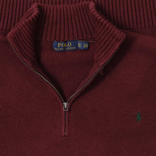 Polo Ralph Lauren Q-Zip Knit Sweater XLarge 