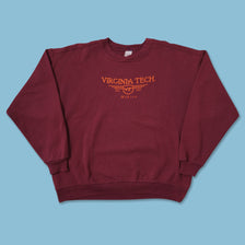 Vintage Virginia Tech Hokies Sweater 3XLarge 