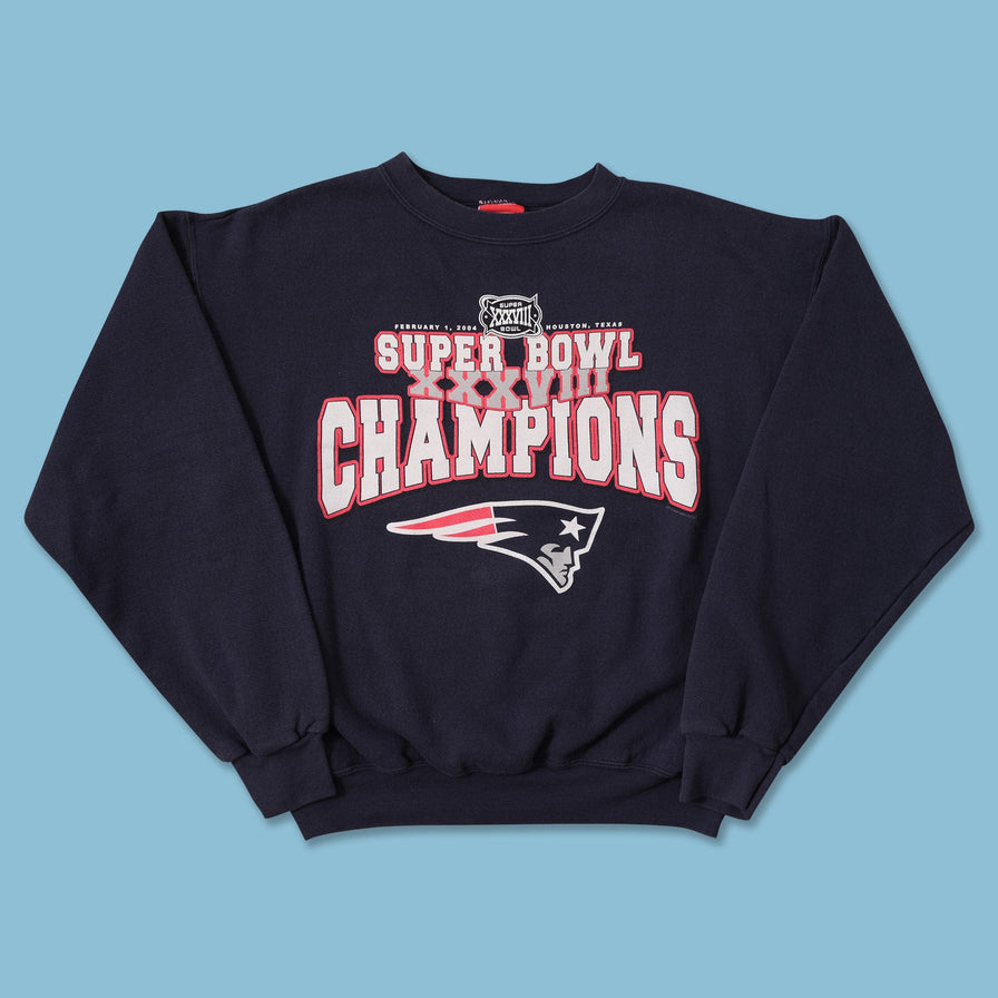 2004 Women's New England Patriots Sweater Medium 