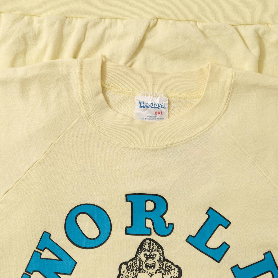 Vintage World Gym Sweater XLarge 