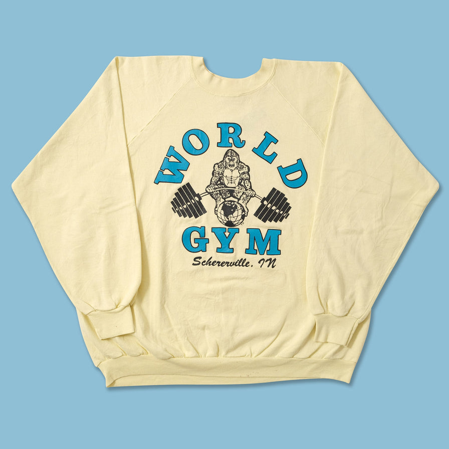 Vintage World Gym Sweater XLarge 