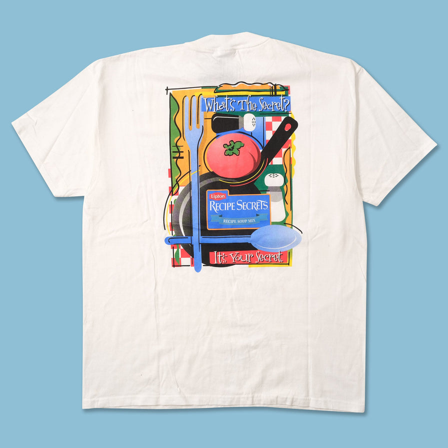 Vintage Lipton Summer Chef T-Shirt XLarge 