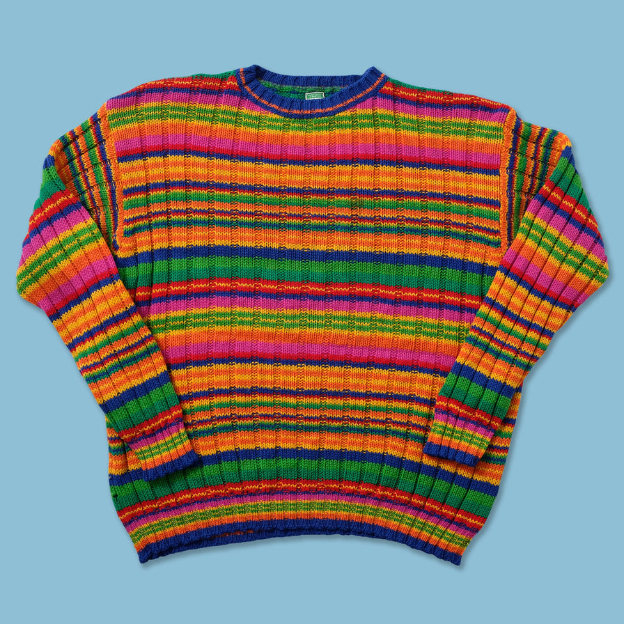 Vintage Bennetton Knit Sweater XXL 