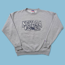 Vintage Champion Nevada Wolf Pack Sweater Large 