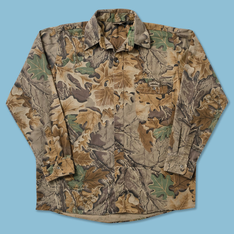 Vintage Real Tree Camo Shirt XLarge - Double Double Vintage