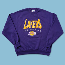 Vintage Los Angeles Lakers Sweater Large - Double Double Vintage