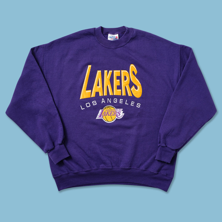 Vintage Los Angeles Lakers Sweater Large - Double Double Vintage
