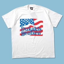 Vintage Dukakis Bentsen T-Shirt Large - Double Double Vintage