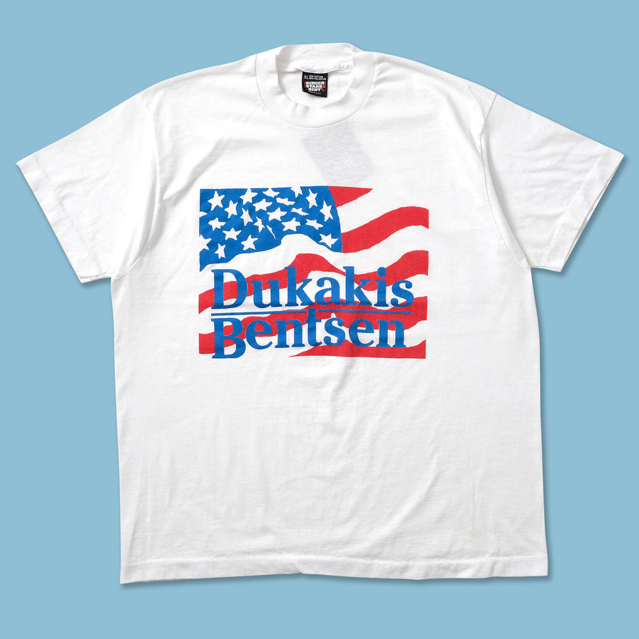 Vintage Dukakis Bentsen T-Shirt Large - Double Double Vintage