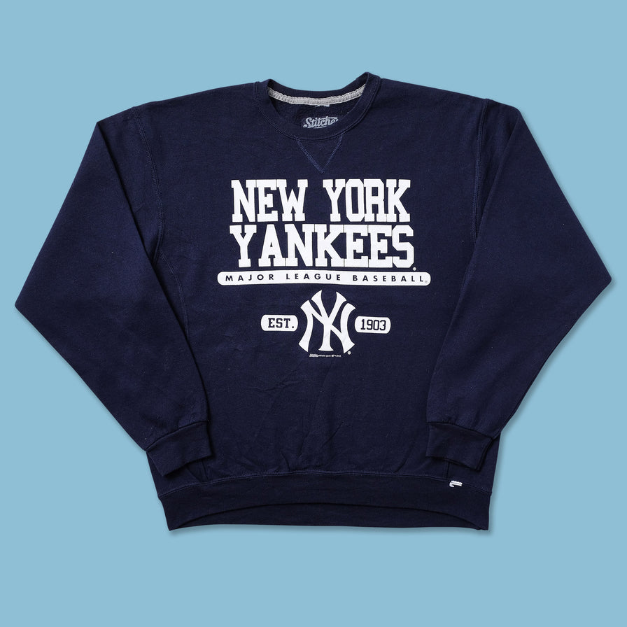 2012 New York Yankees Sweater Large - Double Double Vintage