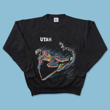 1990 Utah Sweater Medium - Double Double Vintage