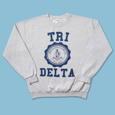 Tri Delta Sweater Small - Double Double Vintage