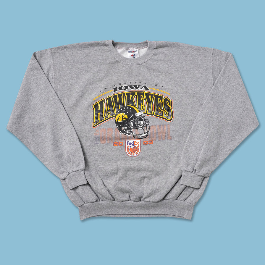 2003 Iowa Hawkeyes Sweater Large - Double Double Vintage