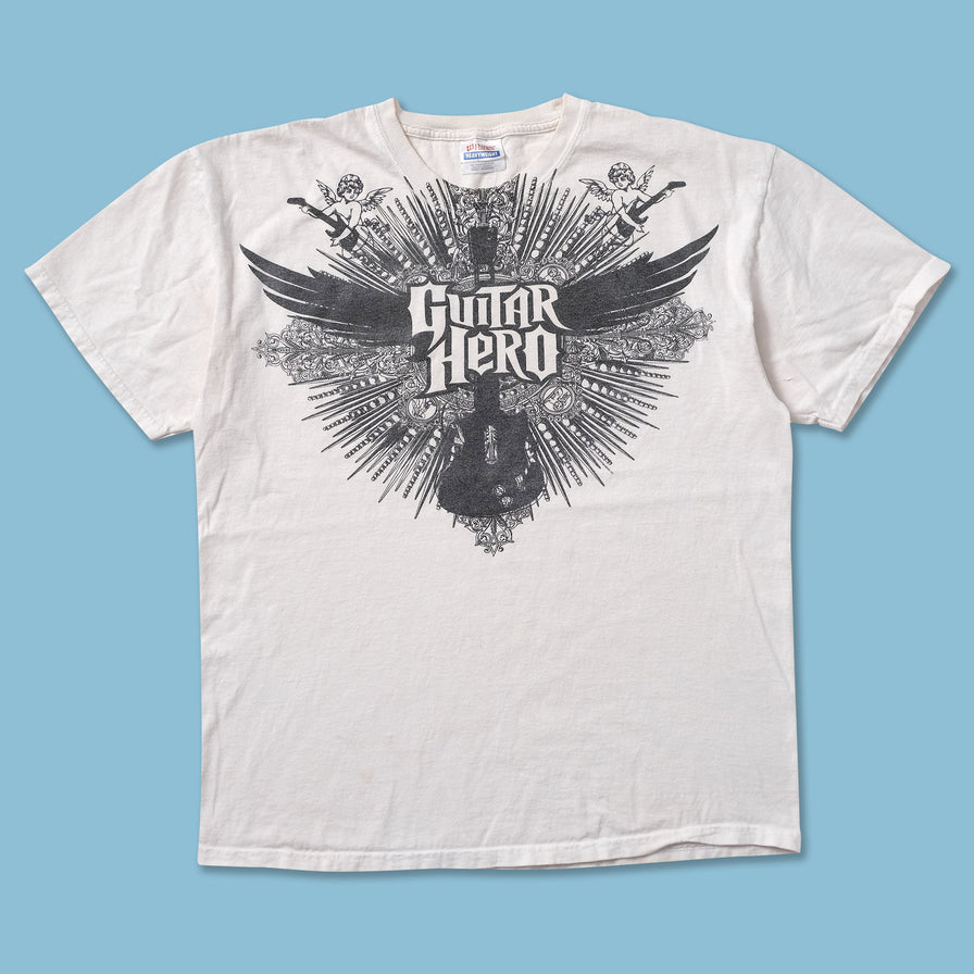 Y2K Guitar Hero T-Shirt Medium - Double Double Vintage
