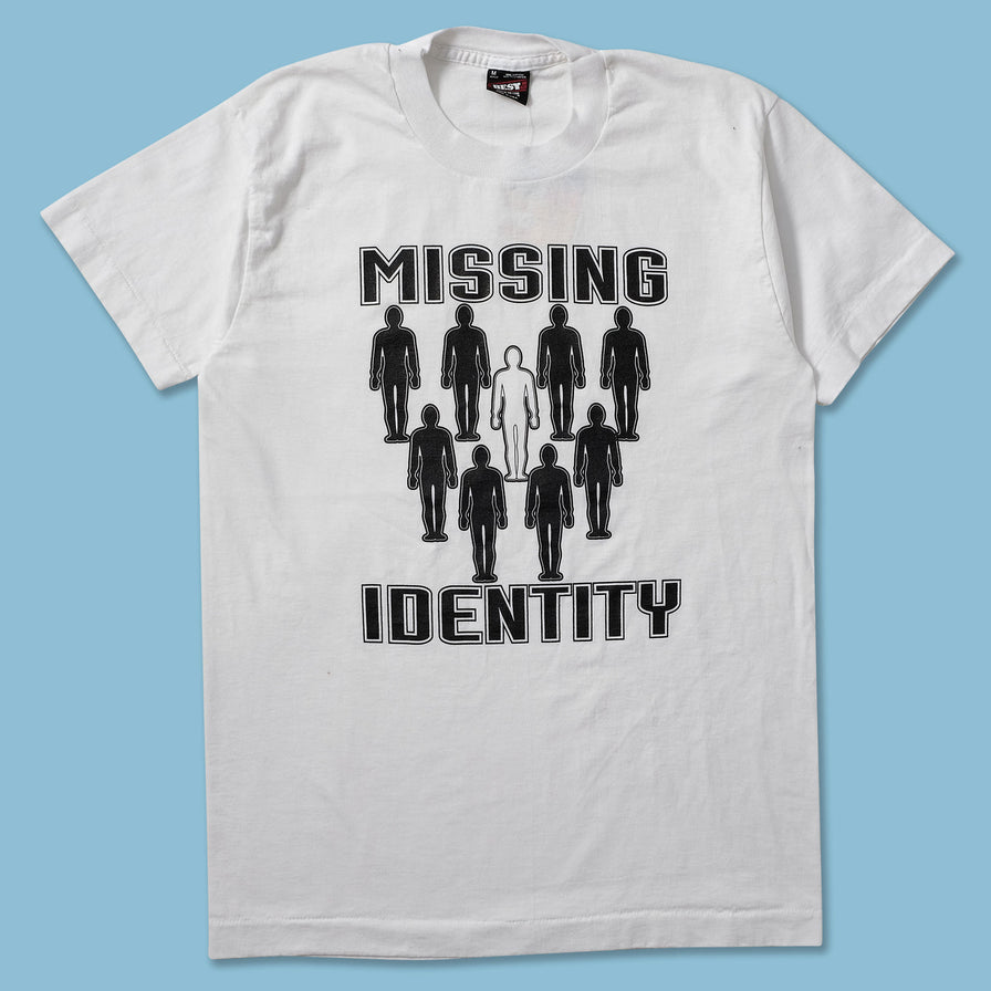 Vintage Missing Identity T-Shirt Medium - Double Double Vintage