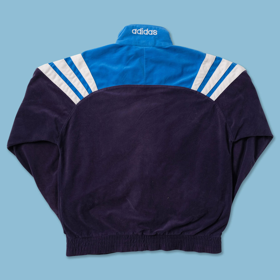Women's adidas Velour Track Jacket Small - Double Double Vintage