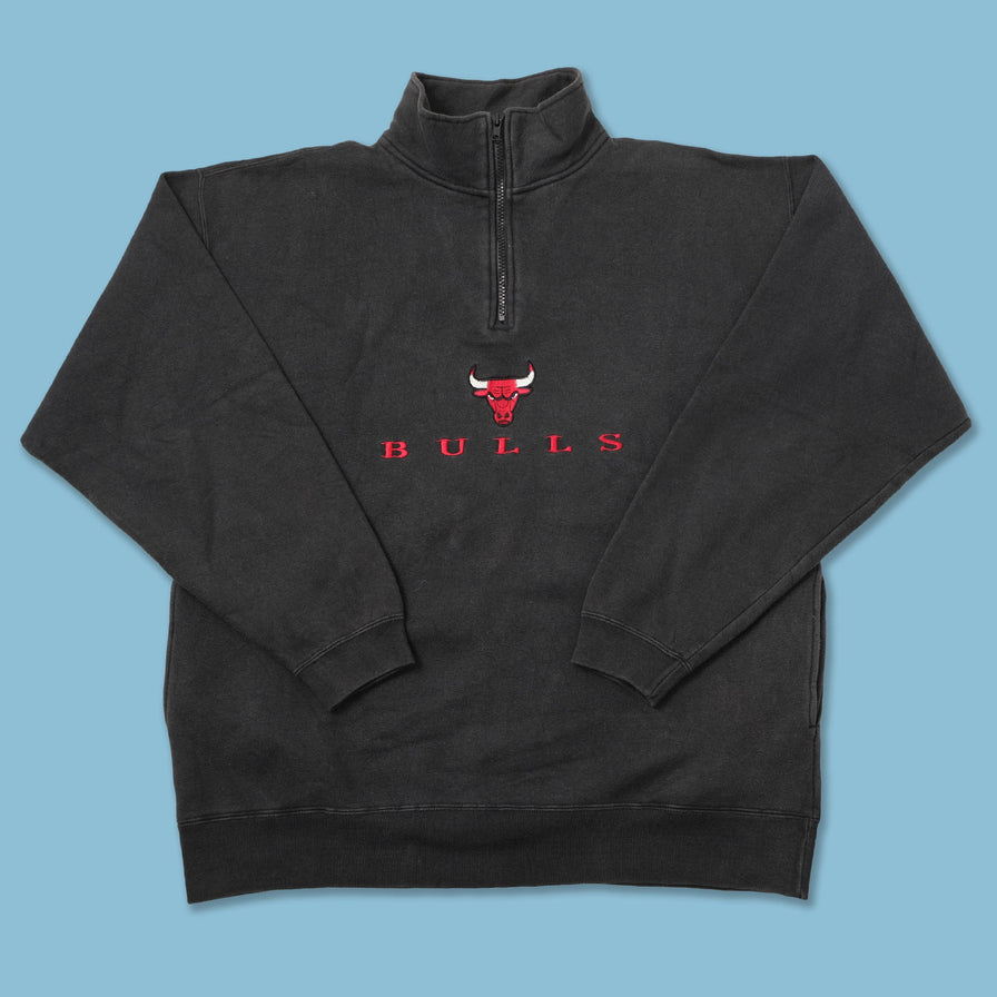 Vintage Chicago Bulls Q-Zip Sweater XLarge 