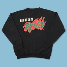 Vintage Minnesota Wild Sweater Large 