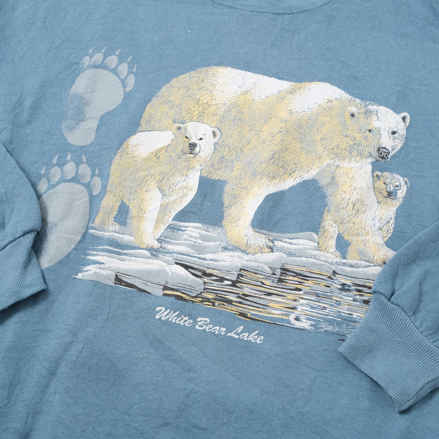 Vintage White Bear Lake Sweater Large 