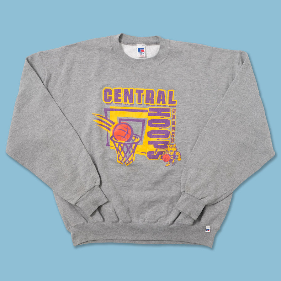 Vintage Central Sabers Hoops Sweater XXLarge 