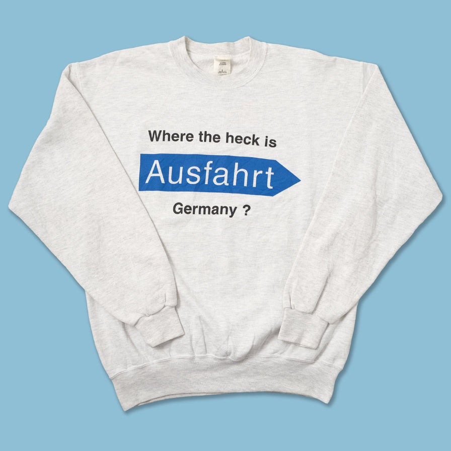 Vintage WTH Is Germany Sweater Large 
