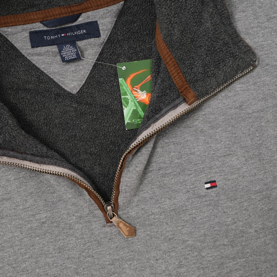 Vintage Tommy Hilfiger Q-Zip Sweater Large 