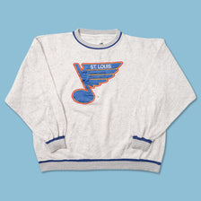 Vintage St. Louis Blues Sweater XLarge 