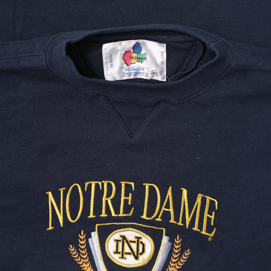Vintage Notre Dame Sweater XXL 