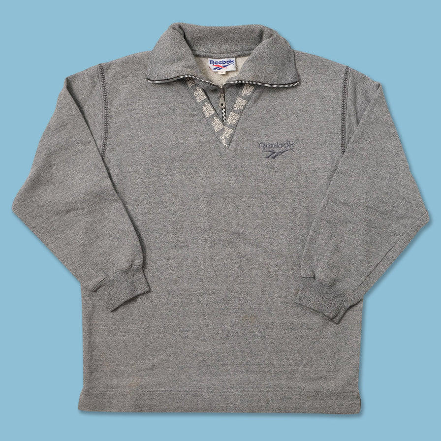 Vintage Reebok Q-Zip Sweater Small 