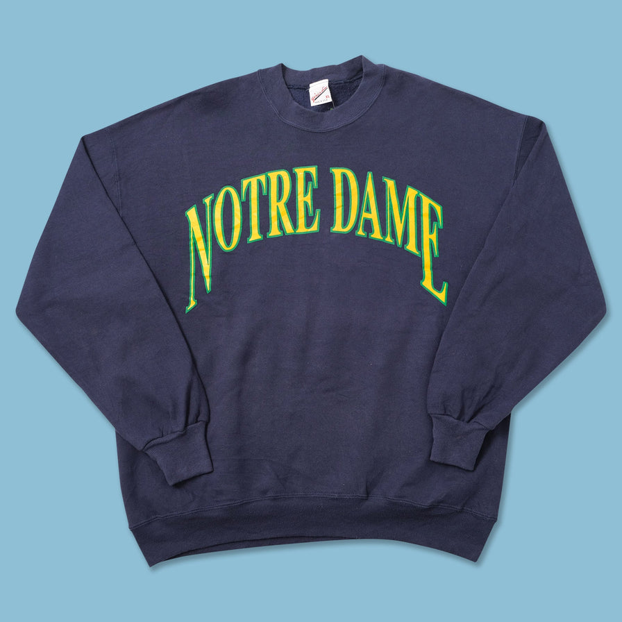 Vintage Notre Dame Sweater XLarge 