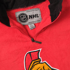 Vintage Ottawa Senators Q-Zip Fleece Medium 