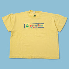 Vintage Benetton Women's T-Shirt Large 