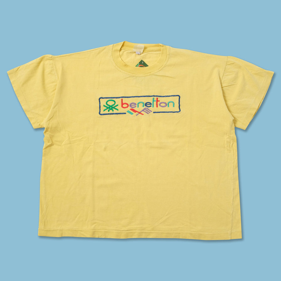 Vintage Benetton Women's T-Shirt Large 