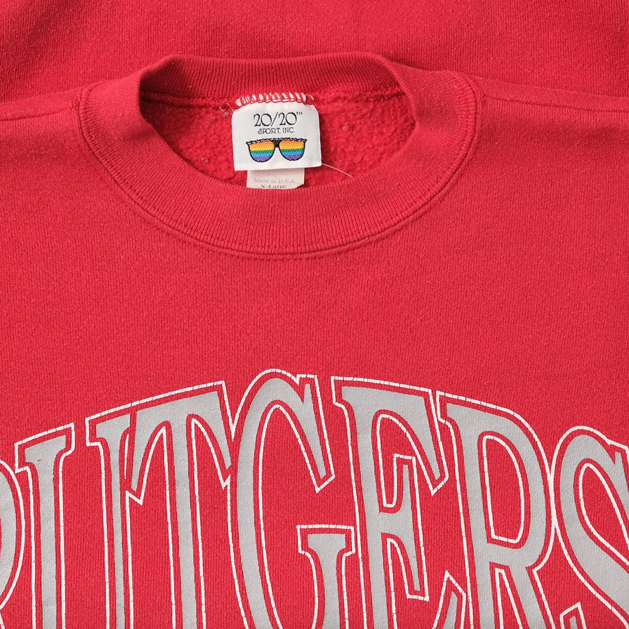 Vintage Rutgers Scarlet Knights Sweater XLarge 