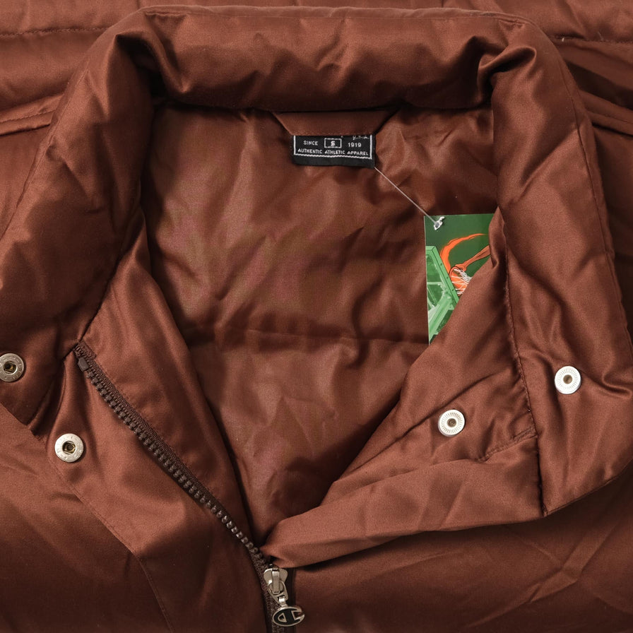 Vintage Women's Champion Puffer Jacket Small 