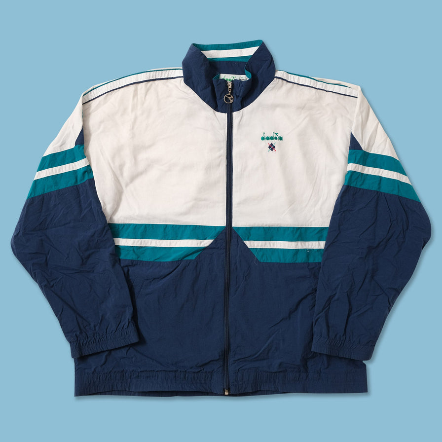 Vintage Diadora Davis Cup Track Jacket Medium 