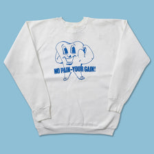 Vintage No Pain Your Gain Sweater Large 
