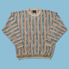 Vintage Baffo Knit Sweater Large 