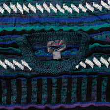 Vintage Coogi Style Knit Sweater Medium 