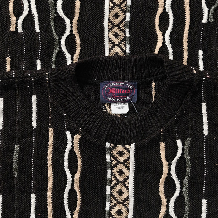 Vintage Coogi Style Knit Sweater Large 
