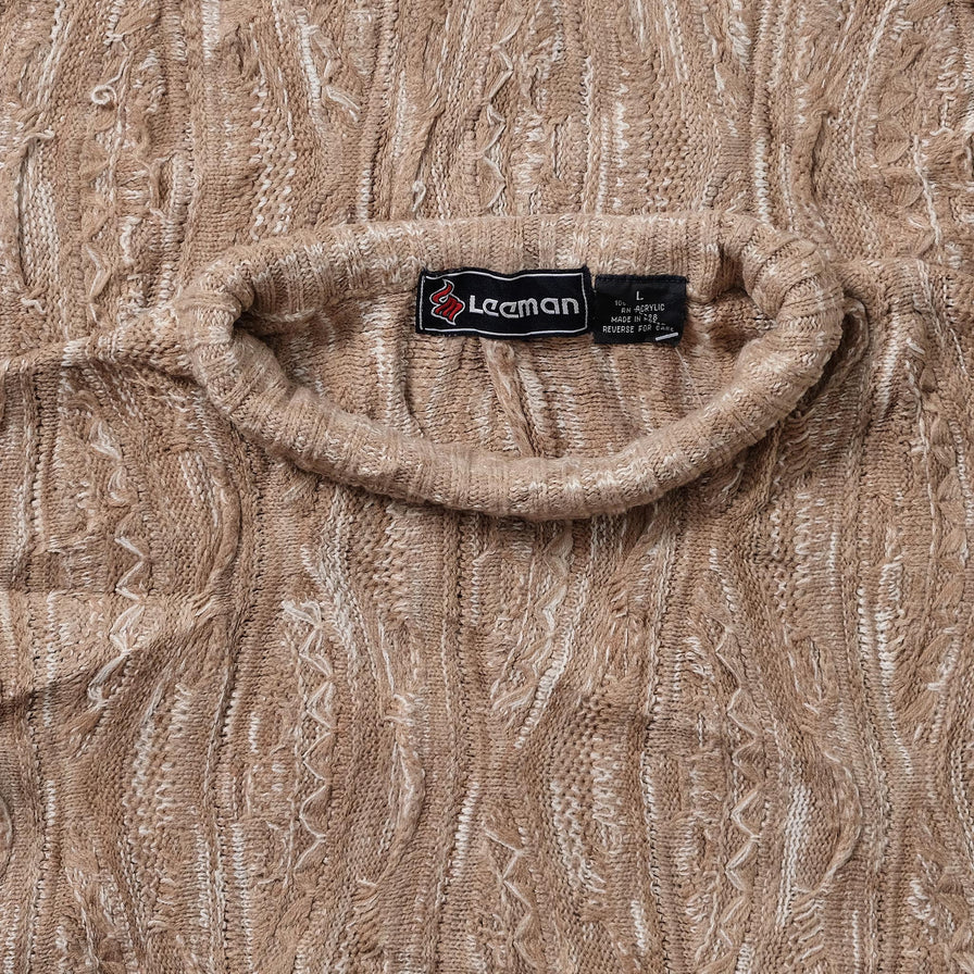 Vintage Coogi Style Knit Sweater Large 