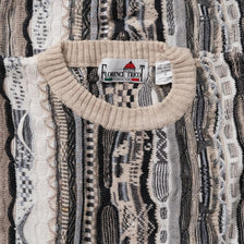 Vintage Coogi Style Knit Sweater Large 