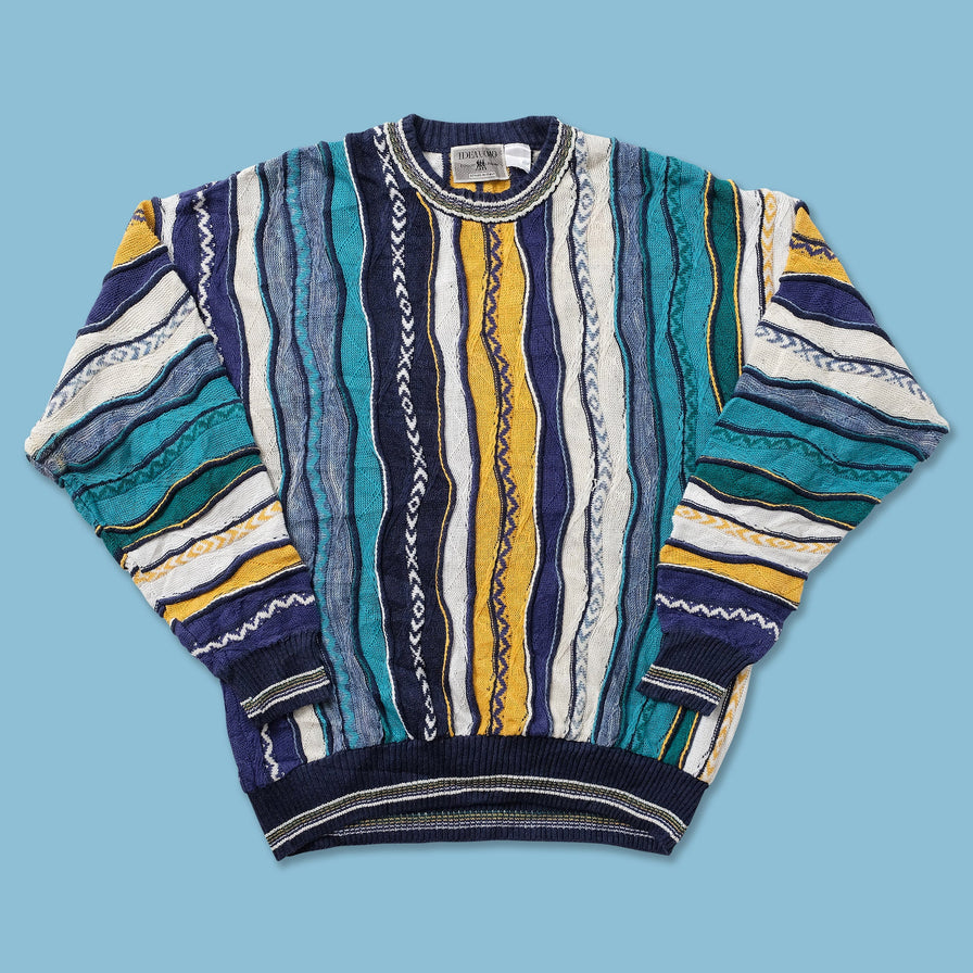 Vintage Coogi Style Knit Sweater Large 